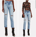 Moussy Vintage Humphreys High Waisted Tapered Jeans Size 24 $370