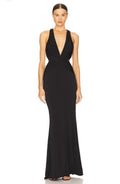 Katie May Black Secret Agent Dress Black Sz Medium $295