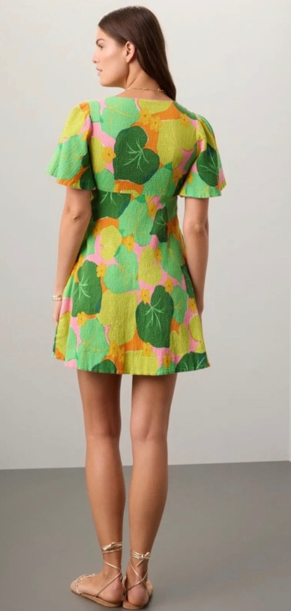 Kate Spade Cucumber Floral Swing Dress Sz 6 $328