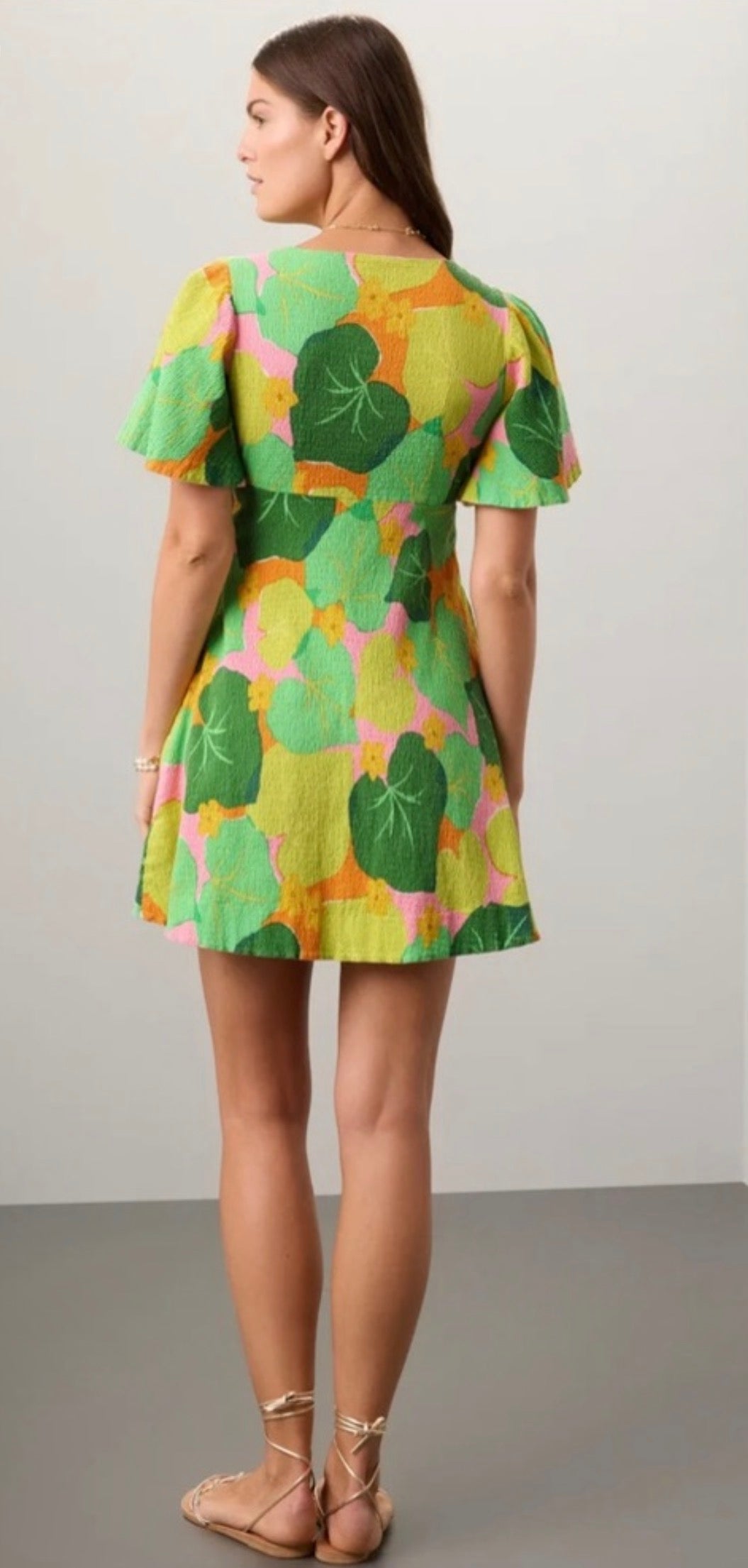 Kate Spade Cucumber Floral Swing Dress Sz 6 $328