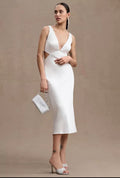 BHLDN Sachin & Babi Sierra Satin
Midi Dress White Size 4 $250