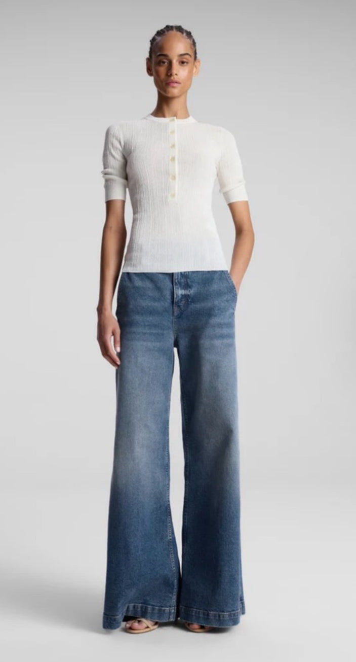 A.L.C. Fisher Fine Cotton
Knit Top White $295