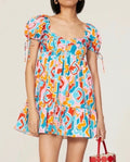 Amanda Uprichard Sicily
Babydoll Mini Dress Miami Print
Size Medium $238
