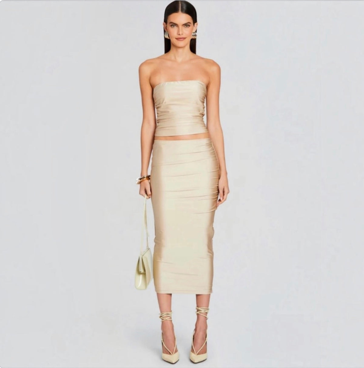 Ser.o.ya  Muriel Muriel Bandage Midi Skirt Sz XXS
