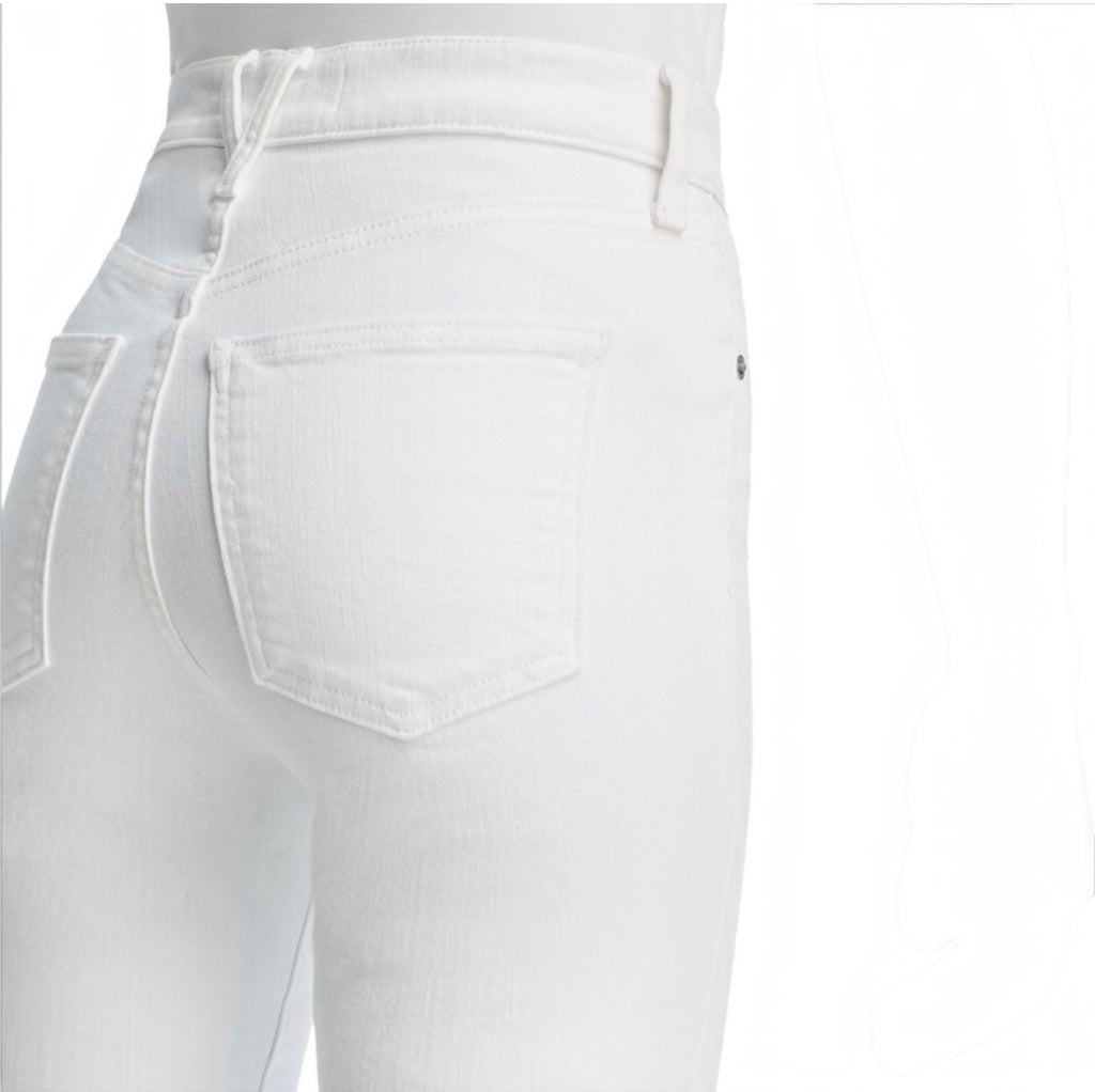 VERONICA BEARD Beverly
Skinny-Flare Jeans White Size 25