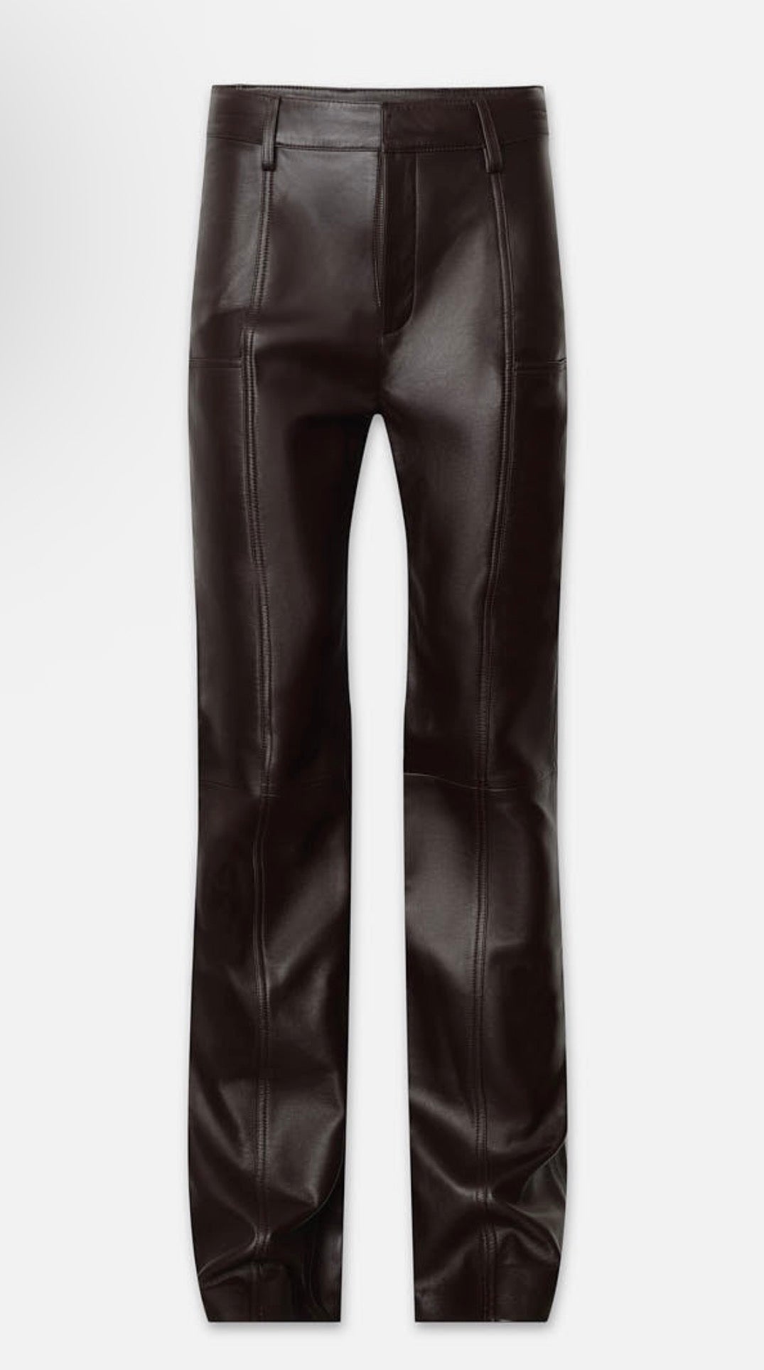 FRAME Seamed Leather Trouser Espresso Lamb Leather Size 4
$ 1,095