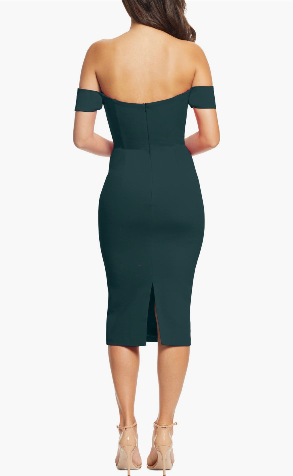 Dress the Population
Bailey Off the Shoulder
Body-Con Dress in Pine (Green) Sz Small $178