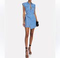 Derek Lam 10 Crosby Dress Giselle Tie Front Cargo Mini
Size 10 $428