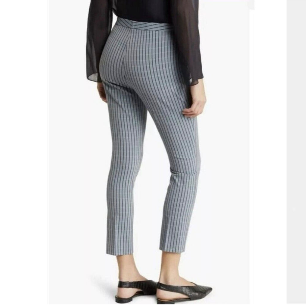 Theory Screen Viscose Classic Skinny Pants Navy Stripe Size 6
$295