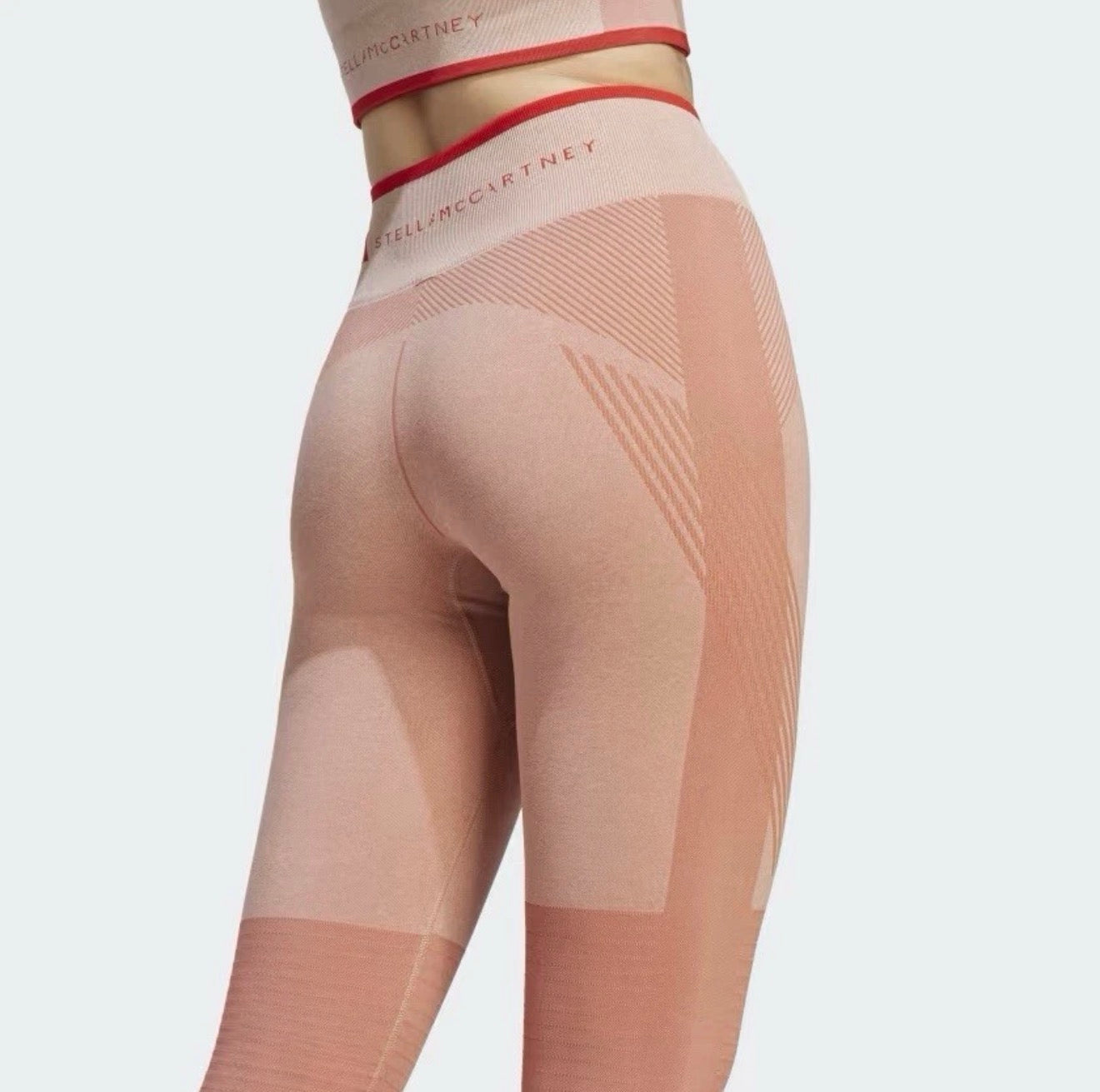 Adidas by Stella McCartney Women's TrueStrength Seamless Yoga
7/8 Leggings Color: Magic Earth / Soft Almond / Burnt Cayenne XS $150