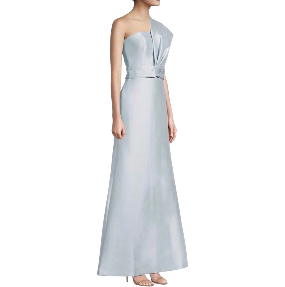 Sachin & Babi Hannah One
Shoulder Gown Ash Blue Size 12