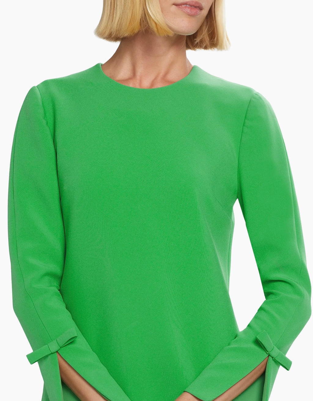 Sachin & Babi
Lily Long-Sleeve Shift Dress Parrot Green Sz 0 
$425