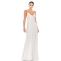 Mac Duggal Sequin Spaghetti
Strap Gown Pearl #10817 Sz 10