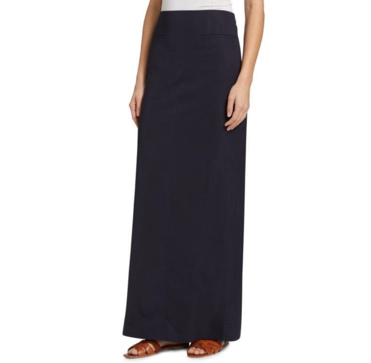 A.L.C. Brynn Maxi Skirt Maritime Navy Sz 0
