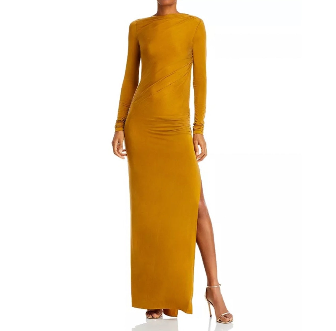 The Andamane Sophie Maxi Dress Gold Sz 44 Sz Large $820