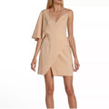 Kimberly Goldson Laurel
Minidress wrap silhouette flutter sleeve Sz Small $398