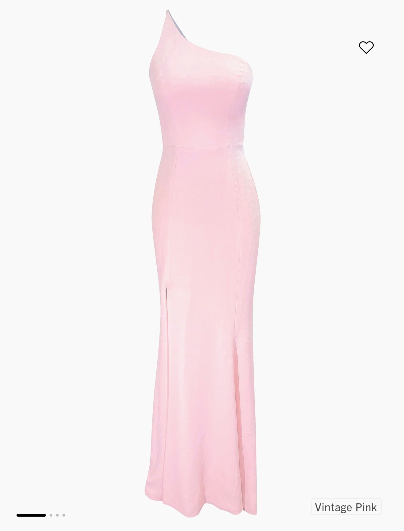 Dress The Population
Amy One-Shoulder Bodycon Maxi Dress Vintage Pink Sz Small 
$228