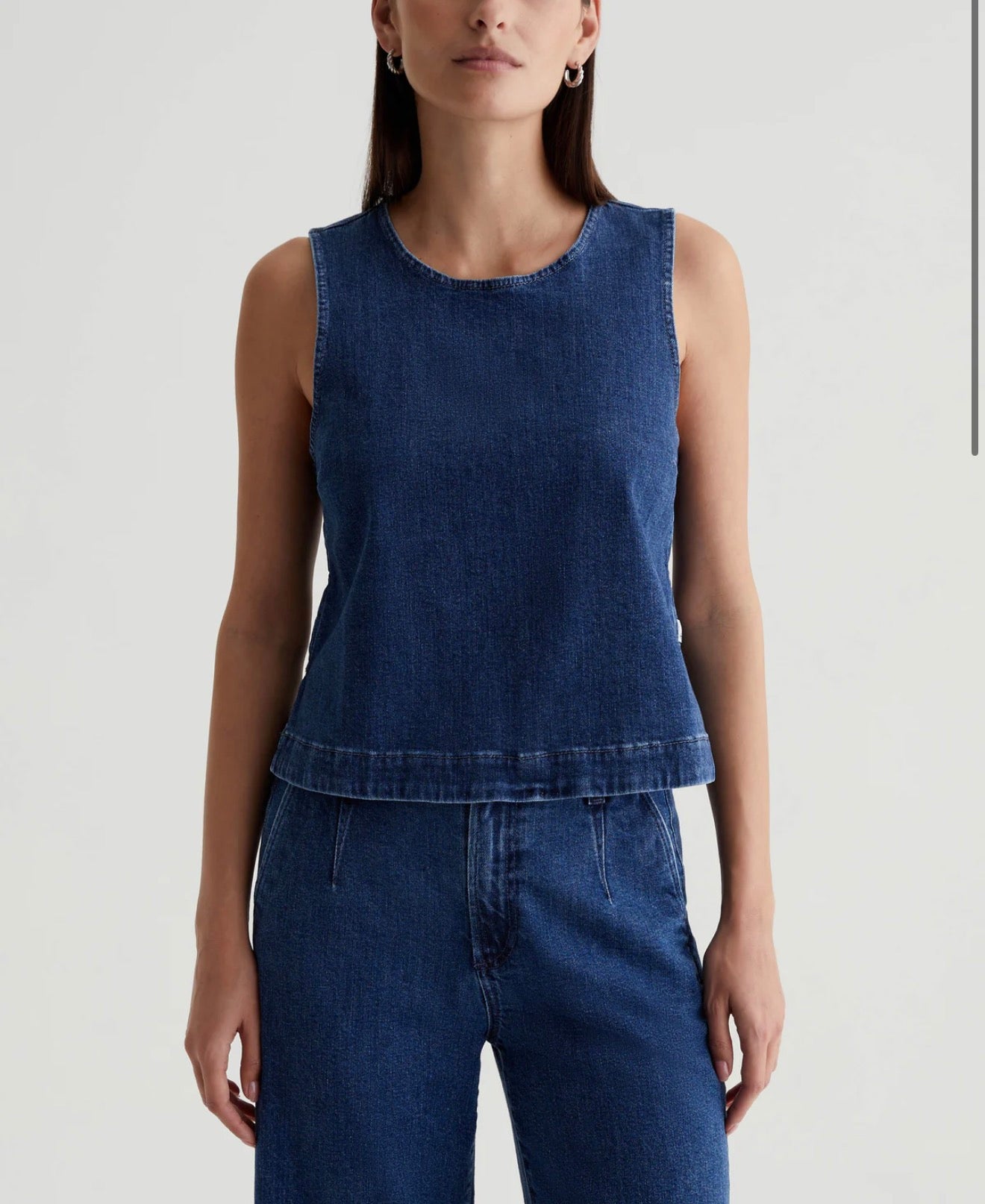 AG Jeans Amelia Tank A-LINE SLEEVELESS TOP in MIDSOMMAR
Sz Small $168