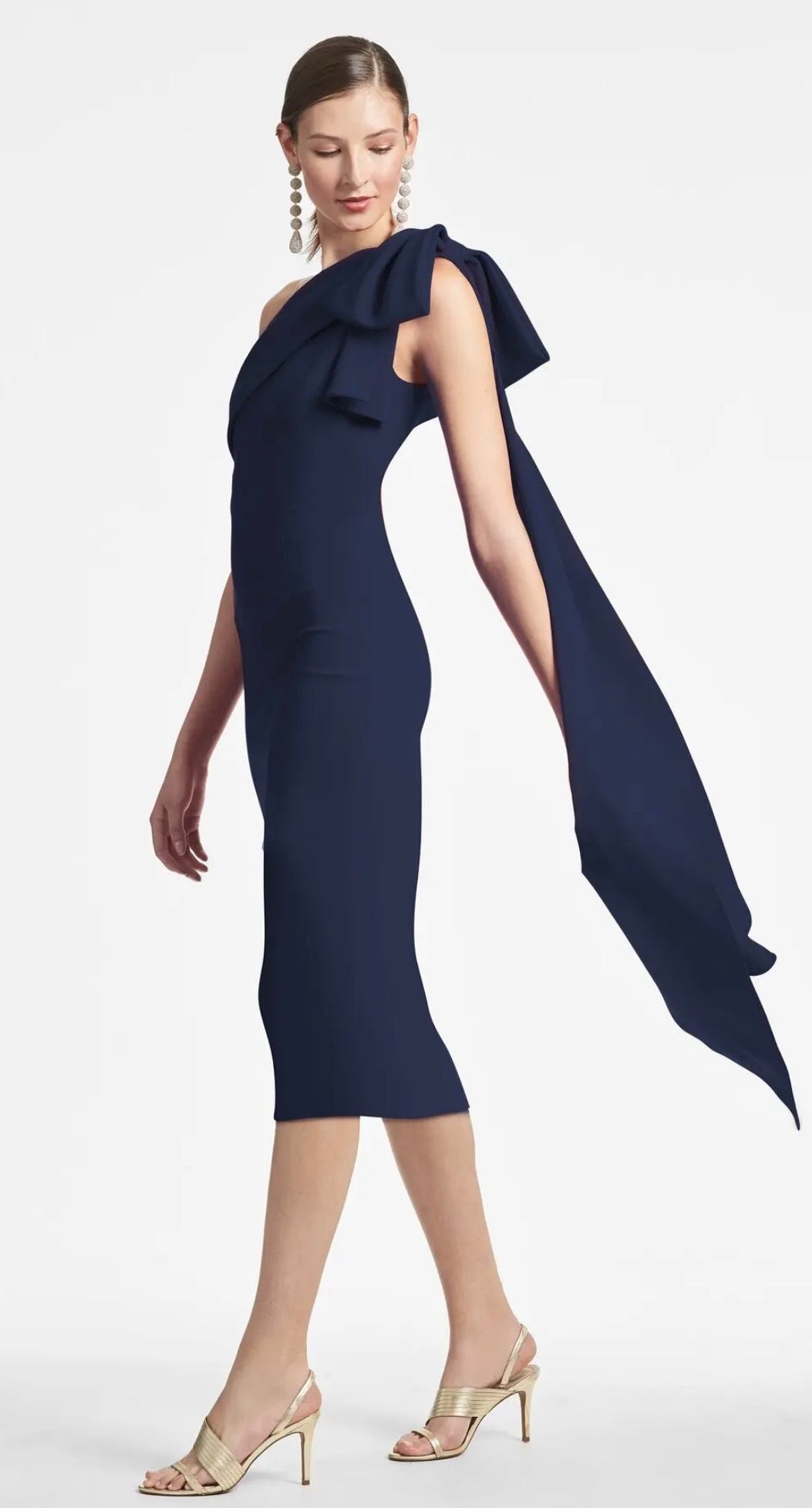 SACHIN & BABI
Miranda One-Shoulder Dress Navy Sz 8 $475