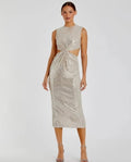 Ieena Mac Duggal Nude Sequin Cutout
Dress Style 27022  $298