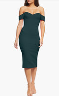 Dress the Population
Bailey Off the Shoulder
Body-Con Dress in Pine (Green) Sz Small $178
