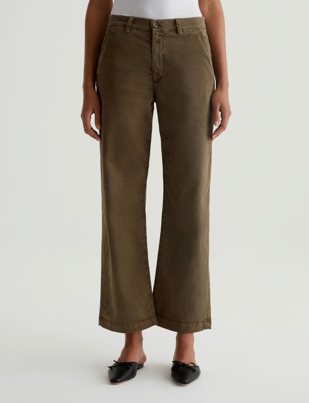 AG Caden Straight
TAILORED TROUSER in SULFUR OAK BROWN Sz 27 $225
