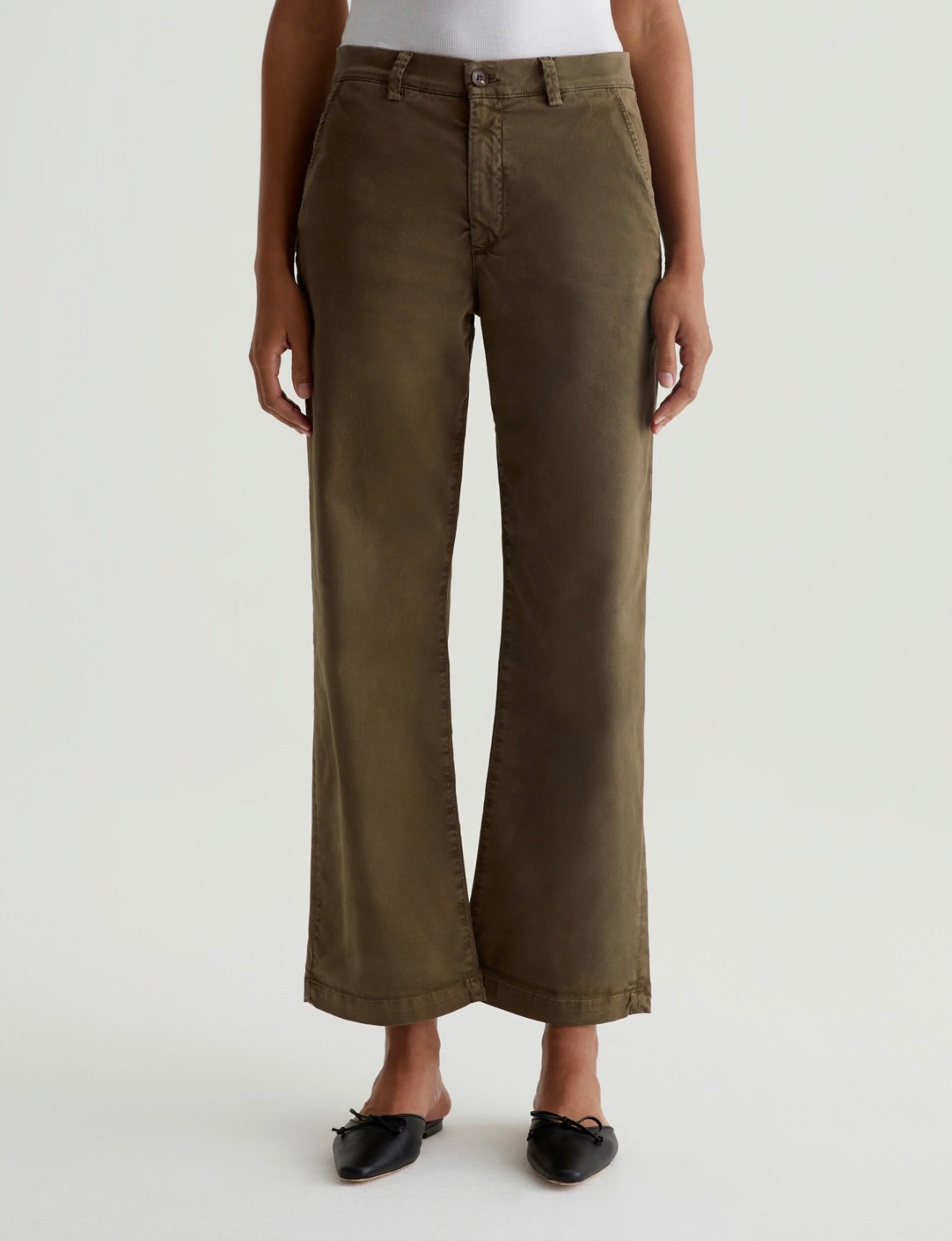 AG Caden Straight
TAILORED TROUSER in SULFUR OAK BROWN Sz 27 $225