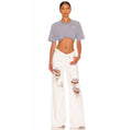 SER.O.YA Ollie Distressed Wide
Leg Jeans White  $275
