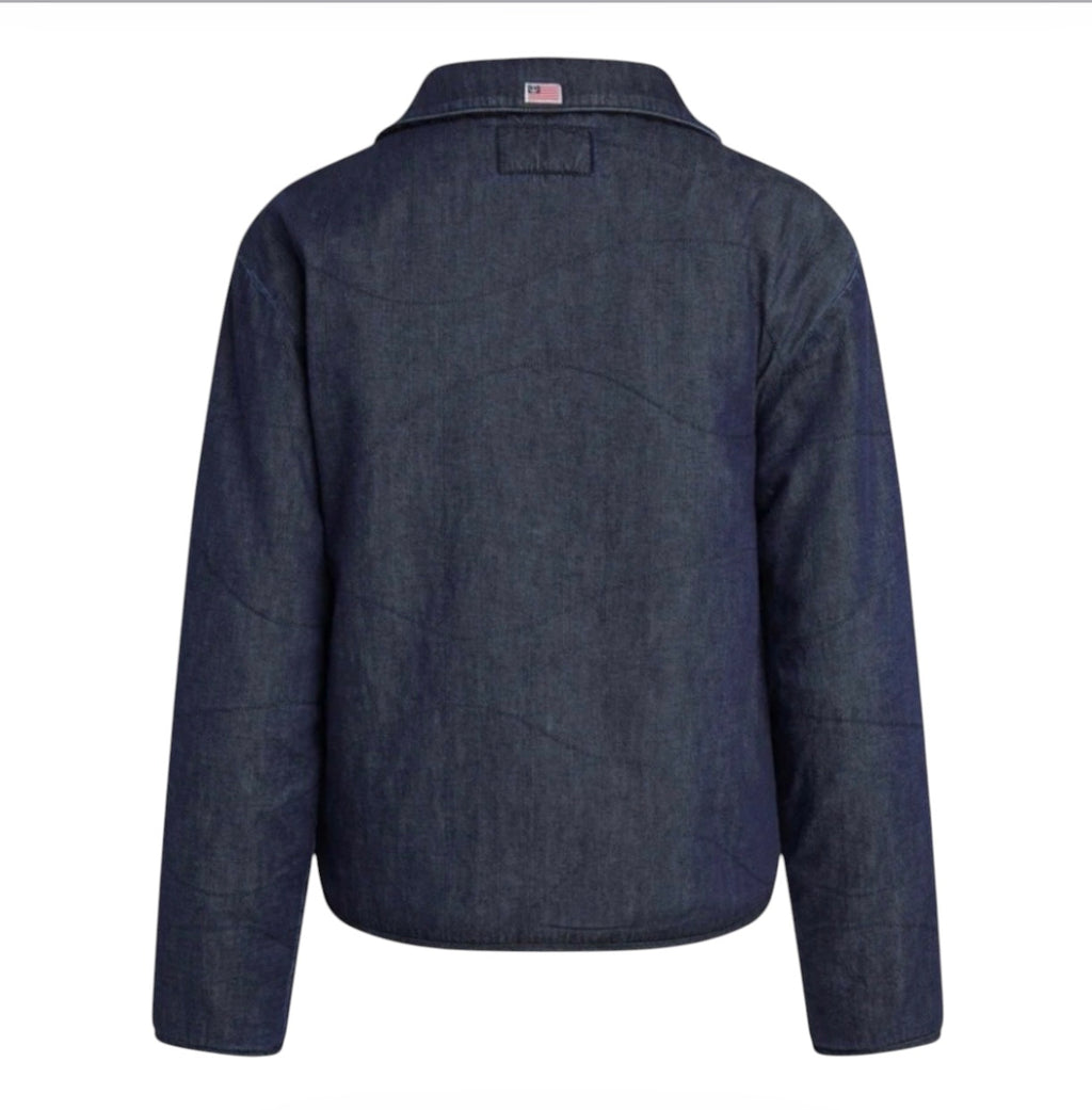 Daily Blue Bon Bon Reversible Jacket Sz Medium
