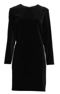 Theory Wynter Studded Velvet Sheath Dress Black Sz 2 $445