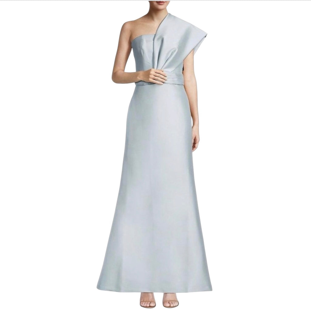 Sachin & Babi Hannah One
Shoulder Gown Ash Blue Size 12