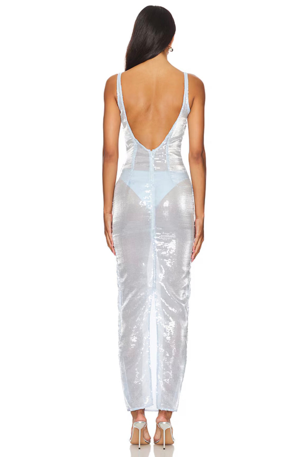 MISCREANTS × REVOLVE Kaia Dress in Baby Blue UK 6 US 2 $895