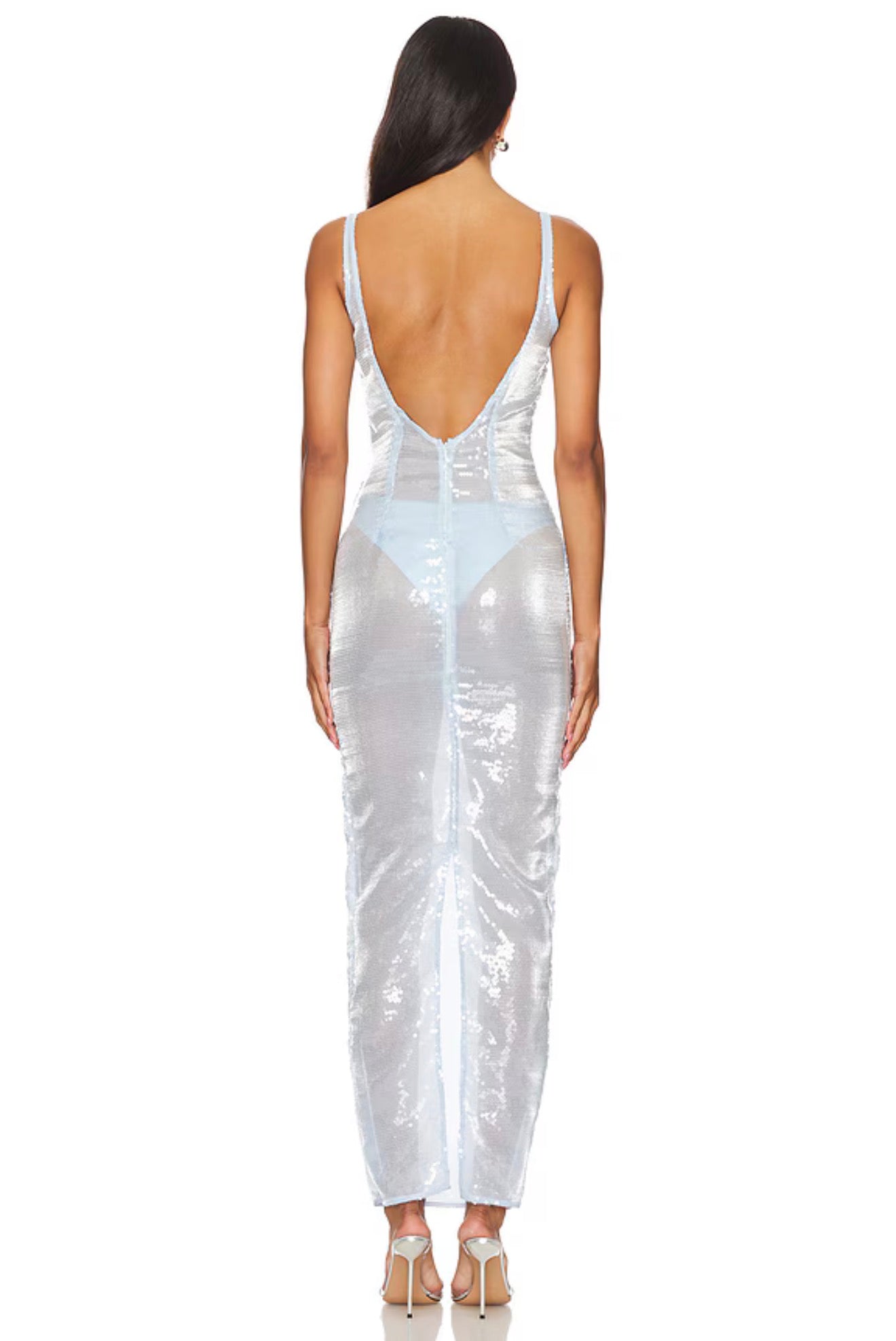 MISCREANTS × REVOLVE Kaia Dress in Baby Blue UK 6 US 2 $895