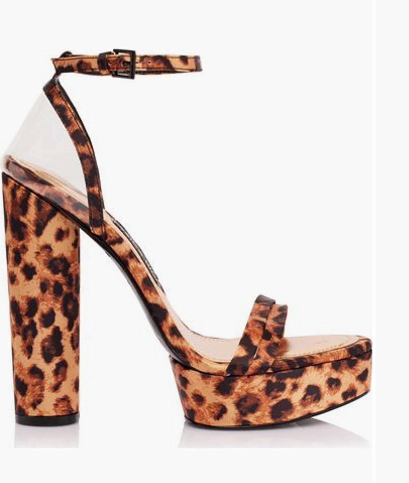 New! Jessica Rich Leopard Cheetah Print Platform Sandal Sz 40 US 10 $275