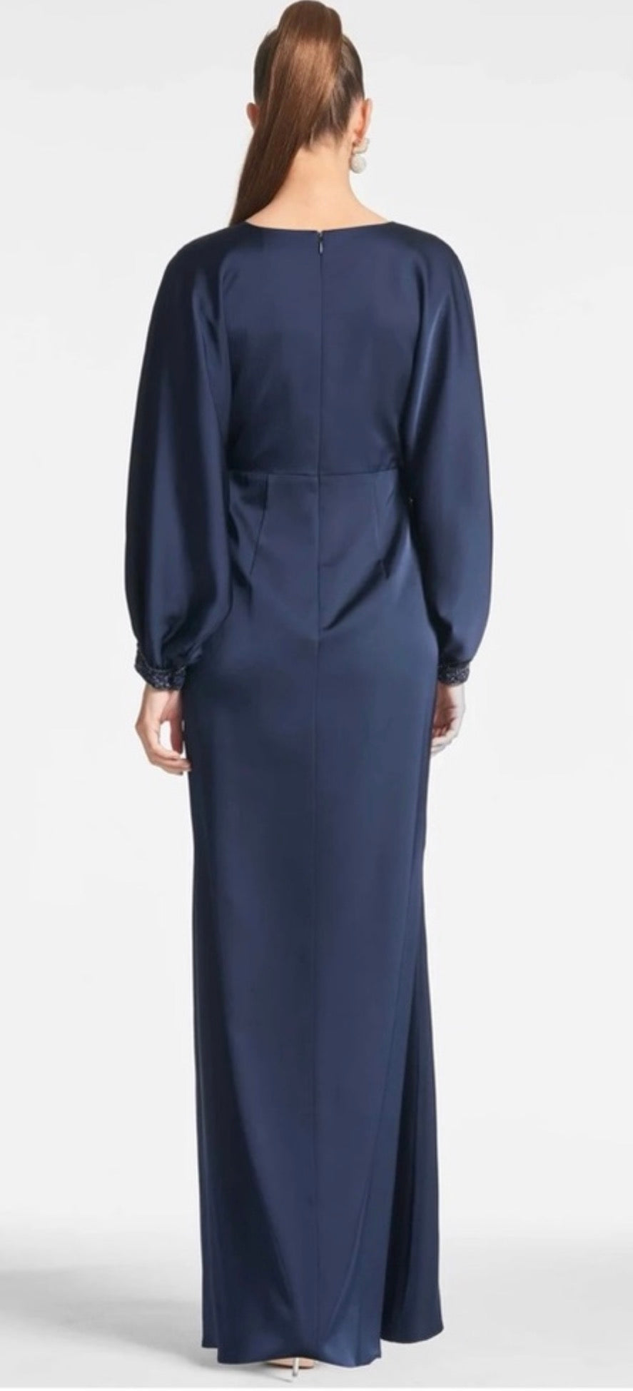 Sachin & Babi Maia Gown in Midnight Blue Sz 8 $795