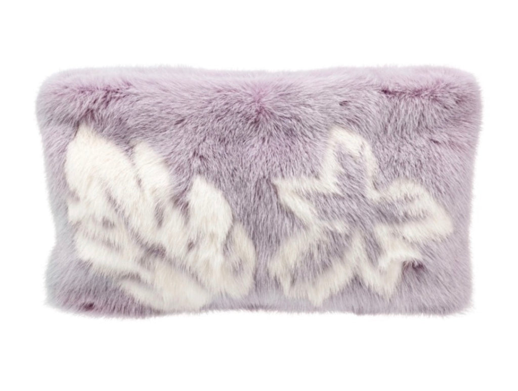 Prada Visone Mink Fur Clutch Pochette Primula & Bianco Floral $3,925