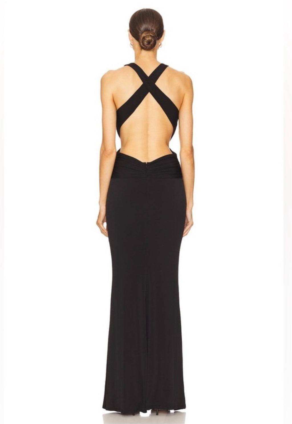 Katie May Black Secret Agent Dress Black Sz Medium $295