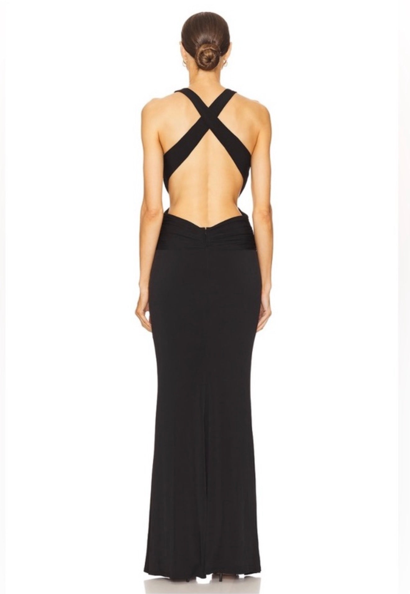 Katie May Black Secret Agent Dress Black Sz Medium $295