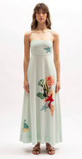 LA MAISE STUDIO
Marie Maxi Dress Reef Print Sz XL $224