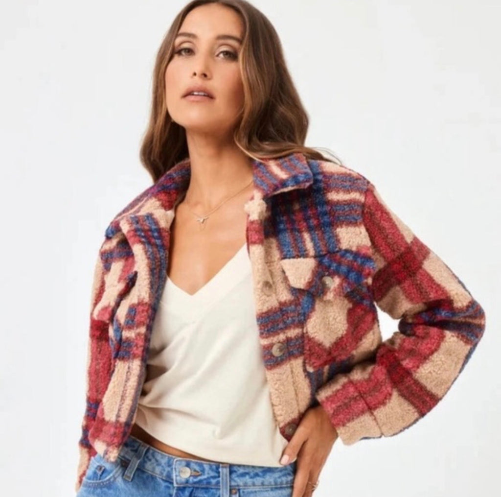 L*Space Big Sur Jacket in Big Sur Plaid $220