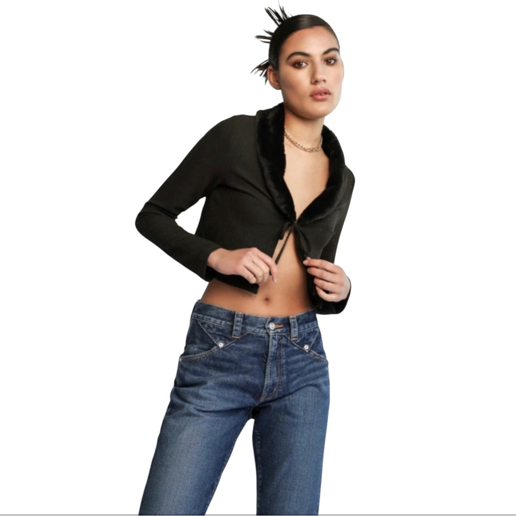 Daily Blue Nidra High-Rise Slim Barrel Jeans