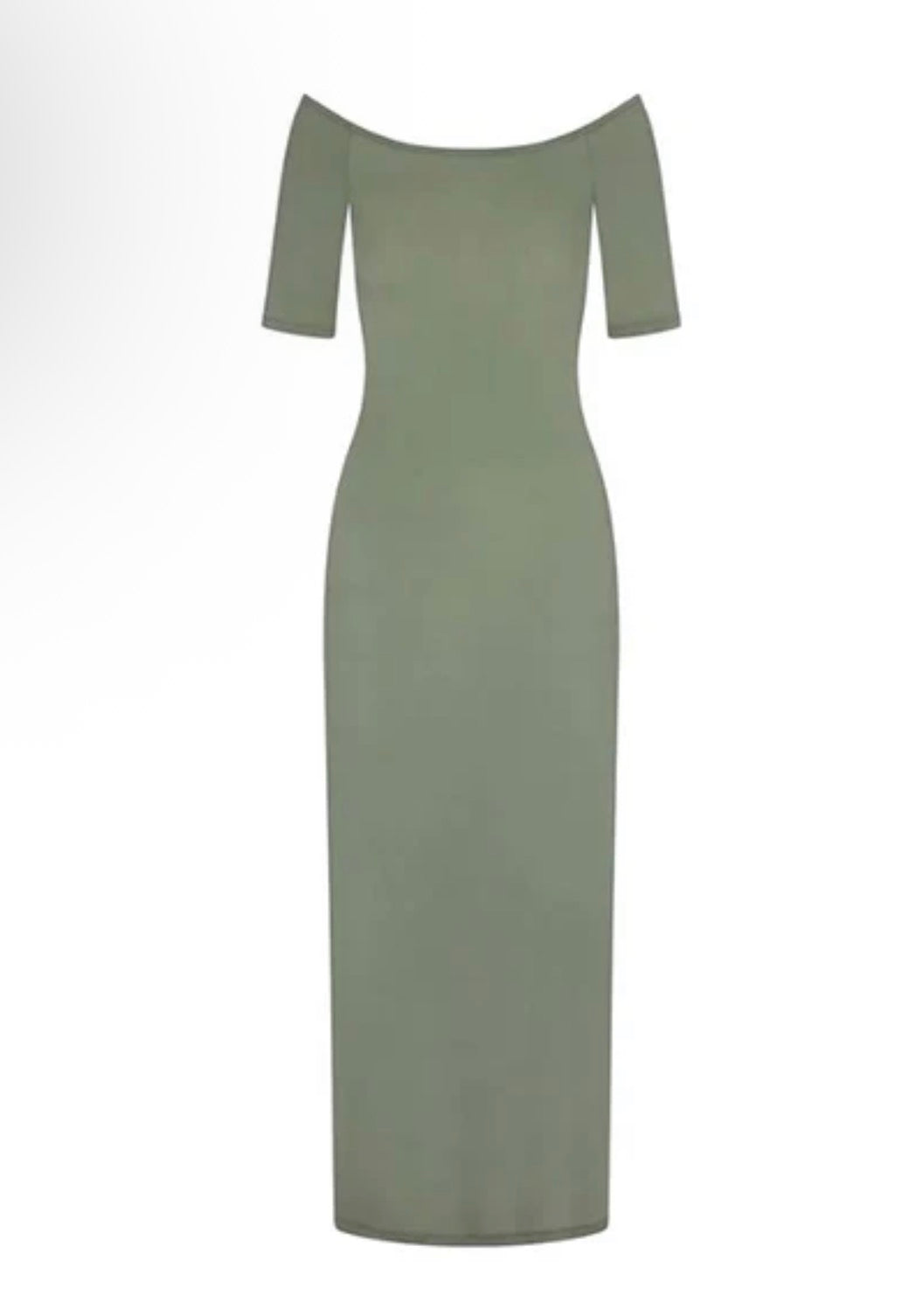Anemos - Carolyn Off-The-Shoulder Jersey
Midi Dress Sage Sz Small $365