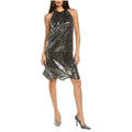 Kobi Halperin Silver
Asymmetrical Sequin Cocktail Dress in Black Medium $798