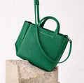 Ampersand As Apostrophe Emerald Green Micro Tote Leather $462