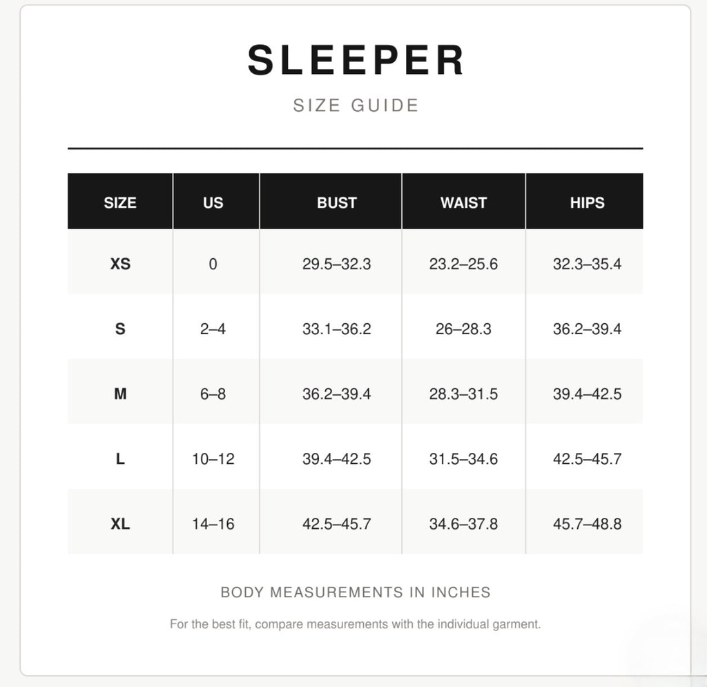 Sleeper Cosmos Metallic Stretch
Lounge Set Black  Small
