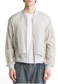 New! iise Vent Bomber
Lightweight Jacket Light Gray Sz Large $398