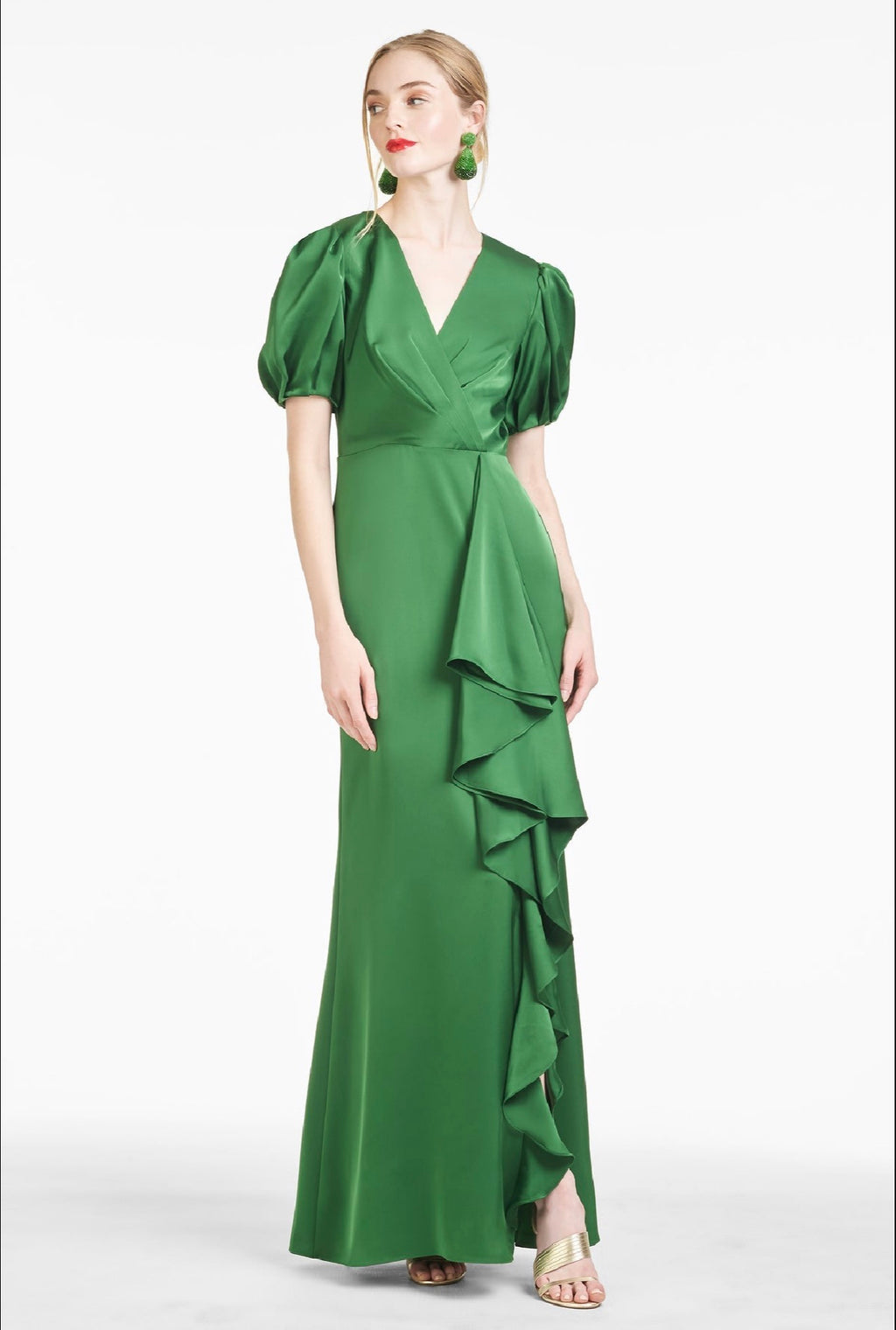 Sachin & Babi MILA GOWN - EMERALD Sz 2 $650