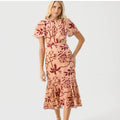 Rhode
Cream Enchanted Vine Grande Arabella Floral Midi-Dress $595