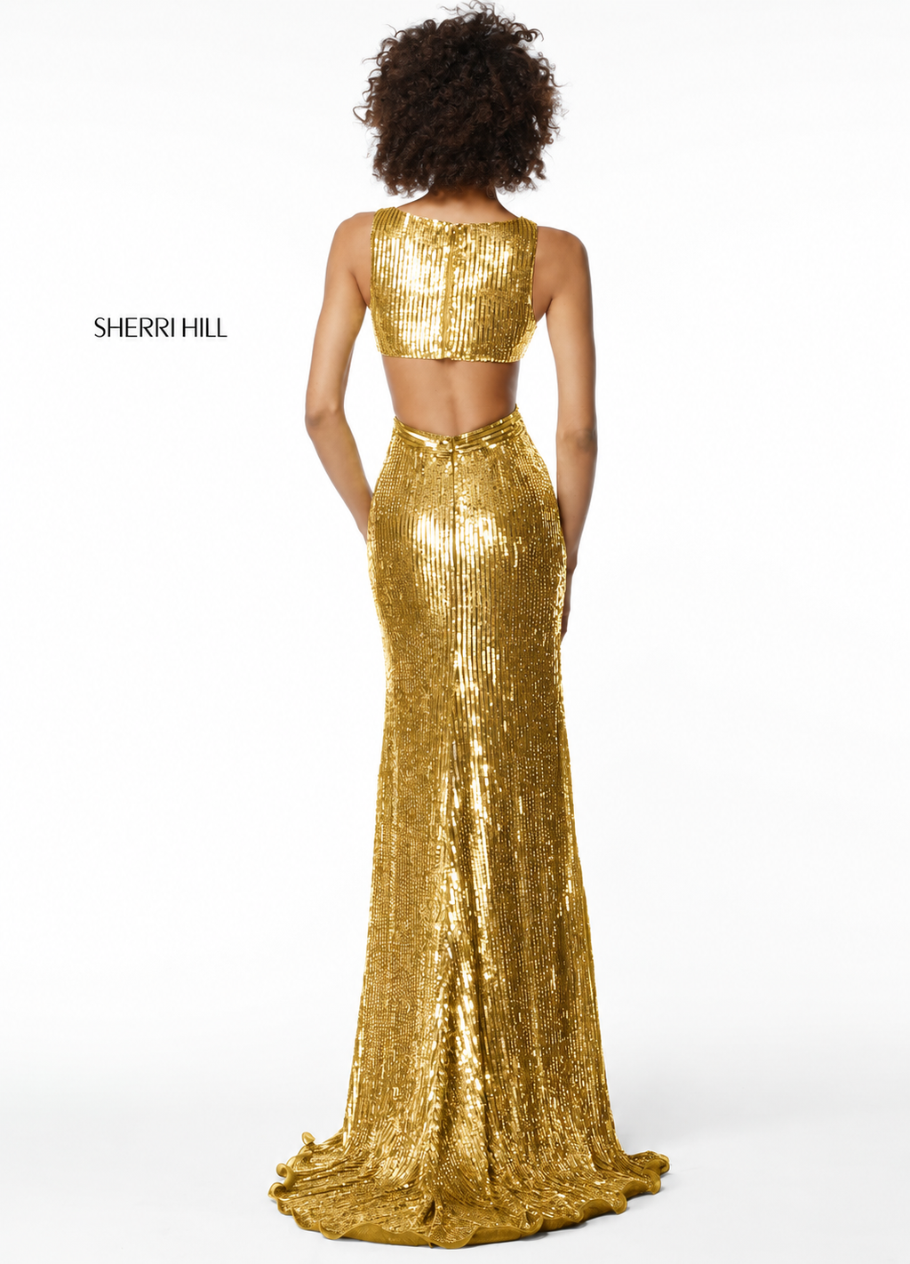 Sherri Hill Style 51364
Gold Sequin Gown Size 8 $698