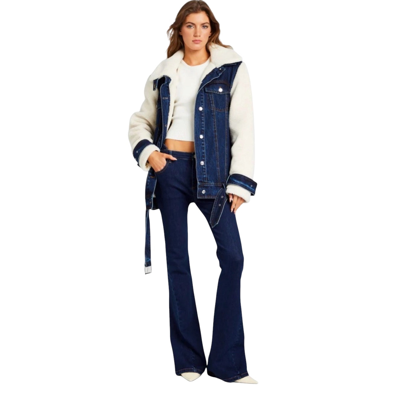 Ser.o.ya Trisha Mid Rise Flare Pant
Jeans Sz 27 $ 278